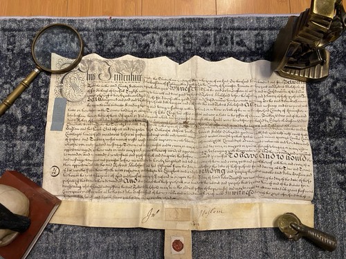 Antico documento pergamena