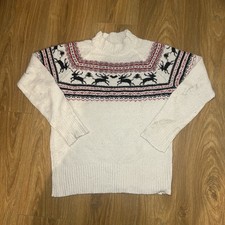 Maglione donna bianco ciniglia