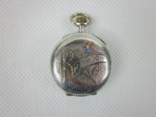 OROLOGIO DA TASCA REMONTOIR MADE SWISS CASSA RICORDO CIPOLLA TASCHINO PER DONNA 