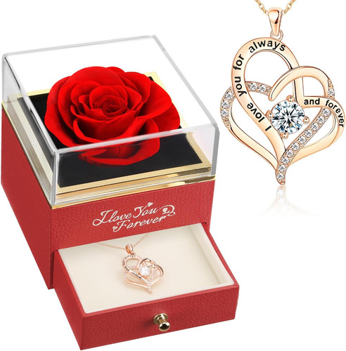 Collana forever real rose - collana, con