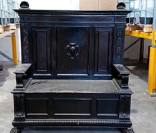 MOBILE Sofa Cassapanca in legno antica fine 800