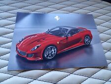 Ferrari 599 GTO , original  Press  Launch , Card  Brochure  -scuderia FERRARI
