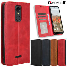 Custodia a portafoglio in pelle per consumatore cellulare Iris Connect + protezione schermo