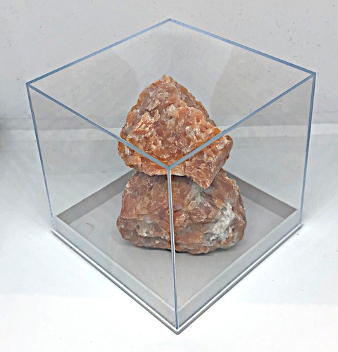 Clear cube display - display, box