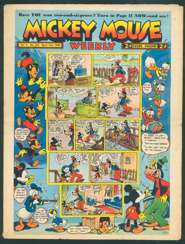 Mickey mouse weekly - mickey,