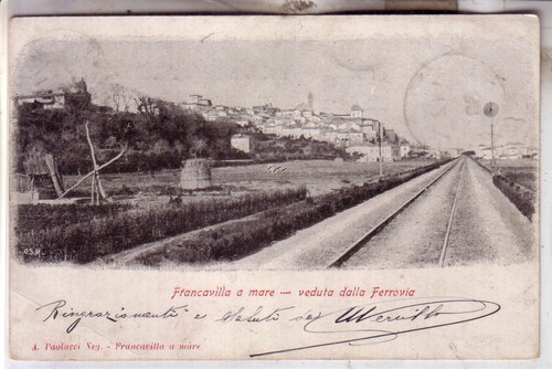 Cartolina francavilla al - cartolina ,