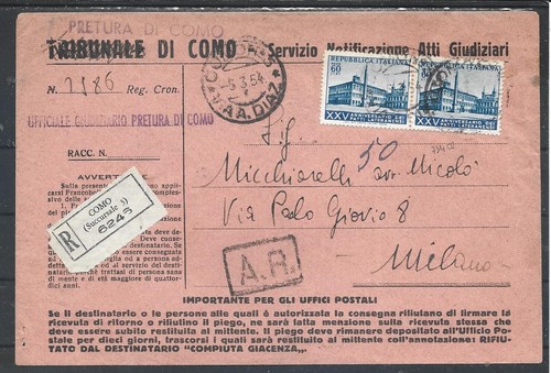 1954 60l lateranensi - lateranensi, coppia