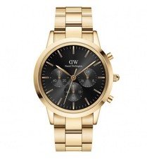 Orologio Uomo Daniel Wellington Iconic Crono DW00100641 Oro