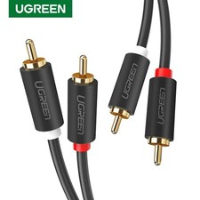 Ugreen Cavo Audio RCA 2RCA Maschio a 2RCA Maschio Stereo Audio Doppio Phono. 0,5 m - 3 m
