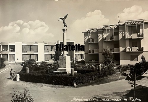 Cartolina mondragone monumento - cartolina,