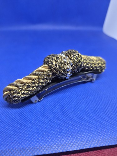 Vintage gold tone braided - vintage, art