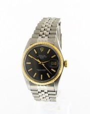 Rolex Oyster Perpetual Date 18kt Gold Bezel