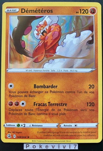 Carte pokemon demeteros - carte,