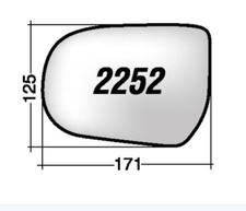 Per Mazda MPV da 2003 Vetro di