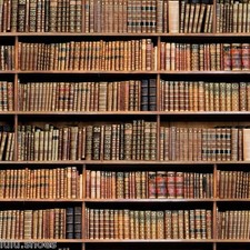 Tessuto libreria vintage - tessuto,