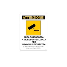 Set 10pz Avviso Di Area