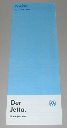 Brochure listino prezzi - , vw