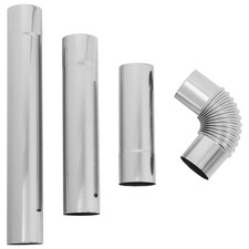  Tubo stufa a pellet 4 pezzi