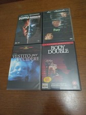 LOTTO 6 DVD BRIAN DE PALMA VESTITO PER UCCIDERE FURY  OMICIDIO A LUCI ROSSE