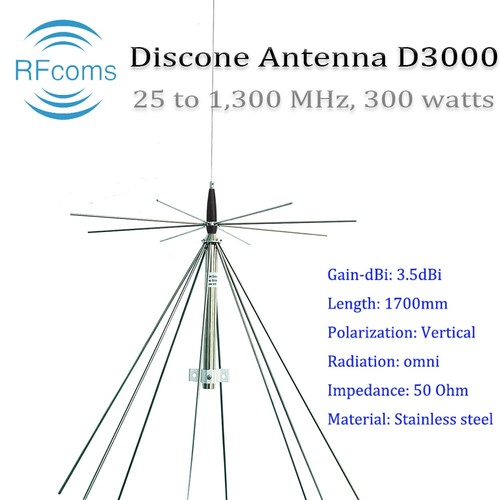 Antenna discone d3000 scanner - antenna,