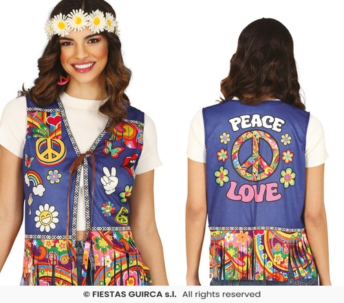 Gilet figlia dei - dei, fiori