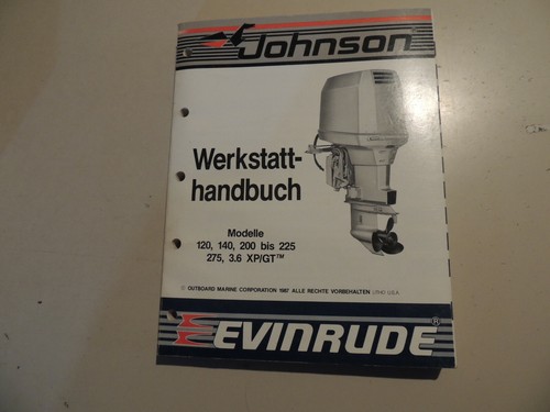 Manuale officina 1987 - , johnson