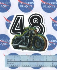 ADESIVO STICKER VINTAGE MOTO TUNING AUFKLEBER AUTOCOLLANT CUSTOM MOTORCYCLES 48
