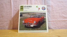 CARD EDITO-SERVICE / DE AGOSTINI : ALFA ROMEO GIULIA SPIDER (1962/1965) [EP10]