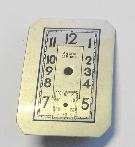 Cadran orologio rettangolare - cadran,