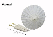 Set 6 Pezzi Ombrello Di Carta