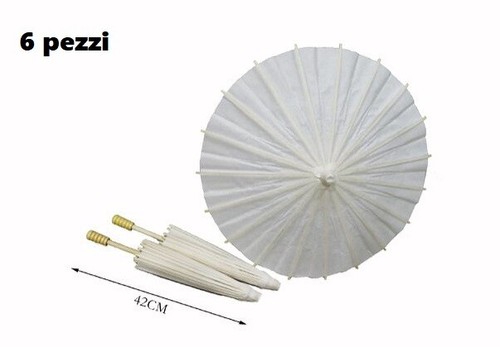 Set pezzi ombrello carta - set,
