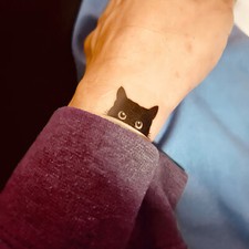 Tatuaggio temporaneo gatto