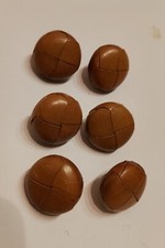 SET DA 6 BOTTONI IN PELLE