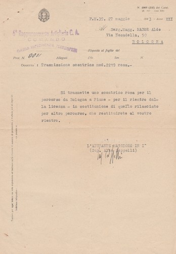 Lettera raggruppamento - lettera, 6