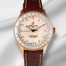 Breitling 36mm Navitimer Oro