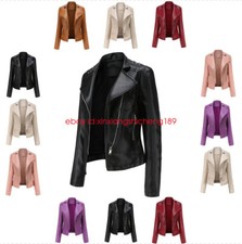 Giacca donna risvolto ecopelle