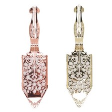 Cucchiaio Assenzio Vintage Design Cavo Acciaio Inox Assenzio Cocktail Bar Vetro