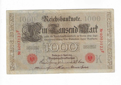 Banconota moneta 1000 marchi - banconota,