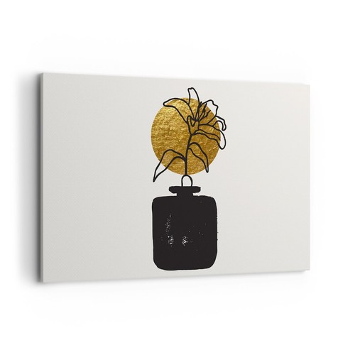 Quadro tela 120x80cm vaso - quadro,