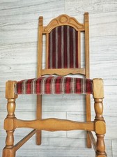 Sei sedie sala da pranzo legno Con Imbottitura