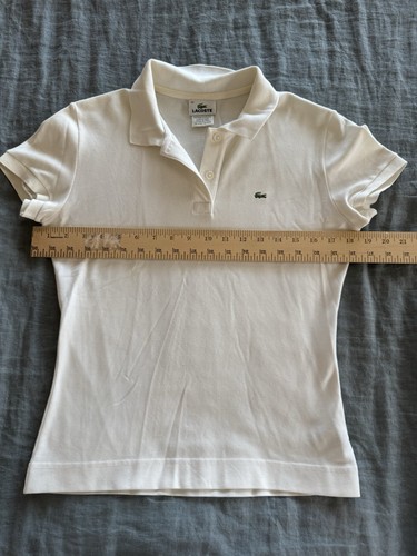 Polo lacoste donna bianca - polo,