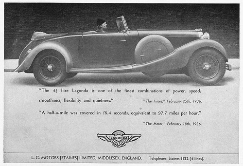Lagonda automobile motore - l'automobile,