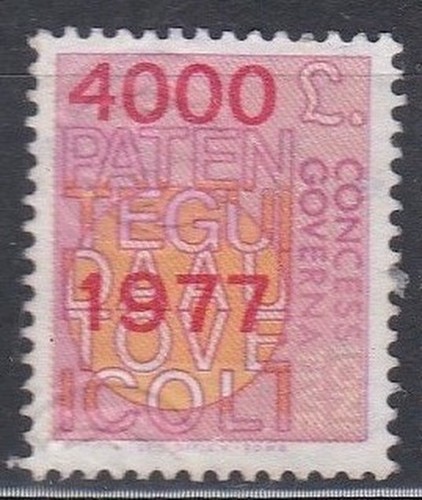 Italia 1977 marca - italia,