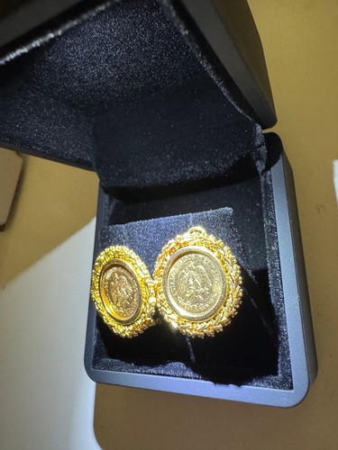 Orecchini oro con monete - orecchini,