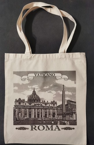Roma shopper borsa in tela - borsa,