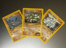 Carte Pokemon Brock’s e Blaine’s Rhyhorn - GH 22/132 70/132 - GC 65/132
