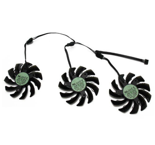 3pcs 75mm vga gpu - gpu, cooler