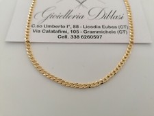 COLLANA Uomo Donna ORO GIALLO