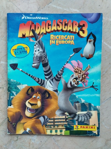 Madagascar sticker album - sticker,