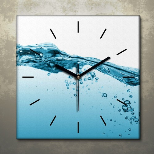 Decorazione tela orologio